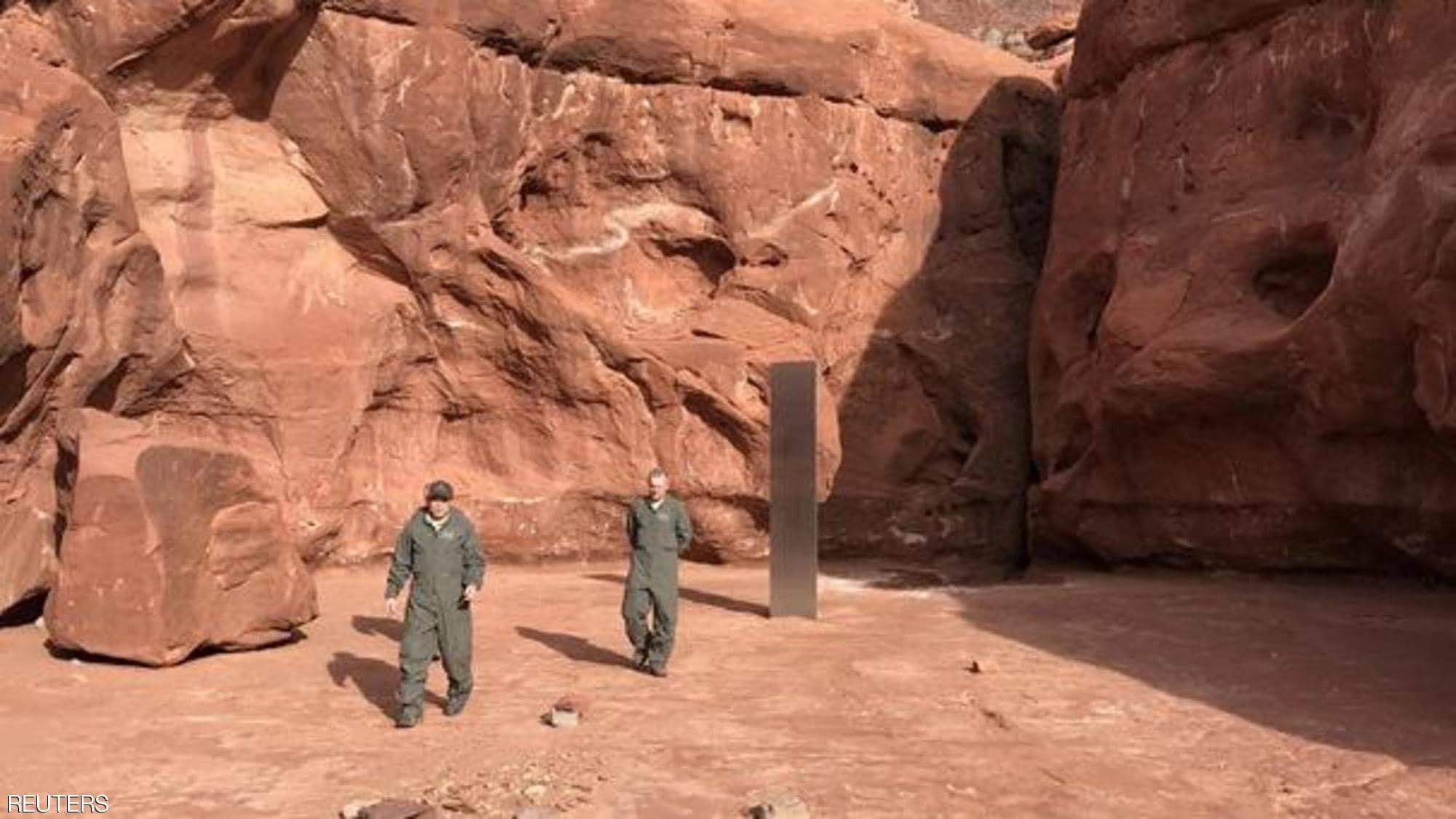 بالصور: بعد اختفائه من أميركا.. "الهيكل الغامض" يظهر بعيدا جدا