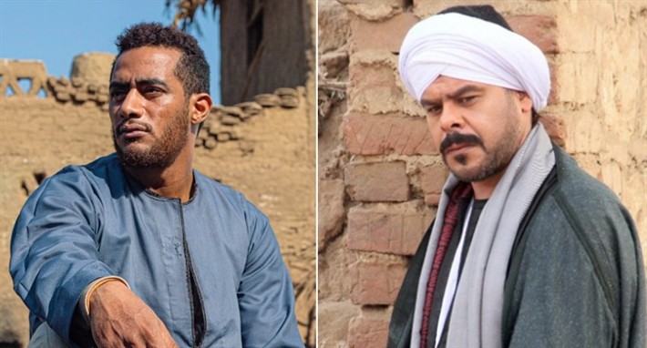 شاهدوا: أعداء فى المسلسل أصدقاء فى التصوير..منذر رياحنة مع محمد رمضان بكواليس "موسى"