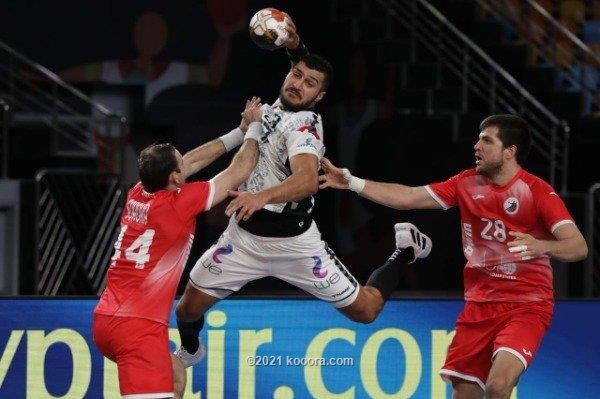 بالصور: انتصار مبهر لمصر على روسيا في مونديال اليد