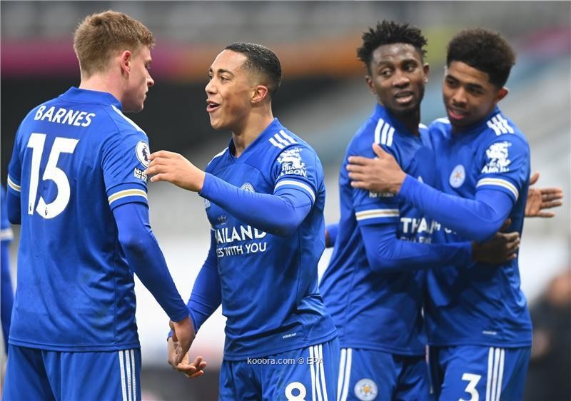 بالصور : ليستر سيتي يقهر نيوكاسل ويصل للمركز الثالث