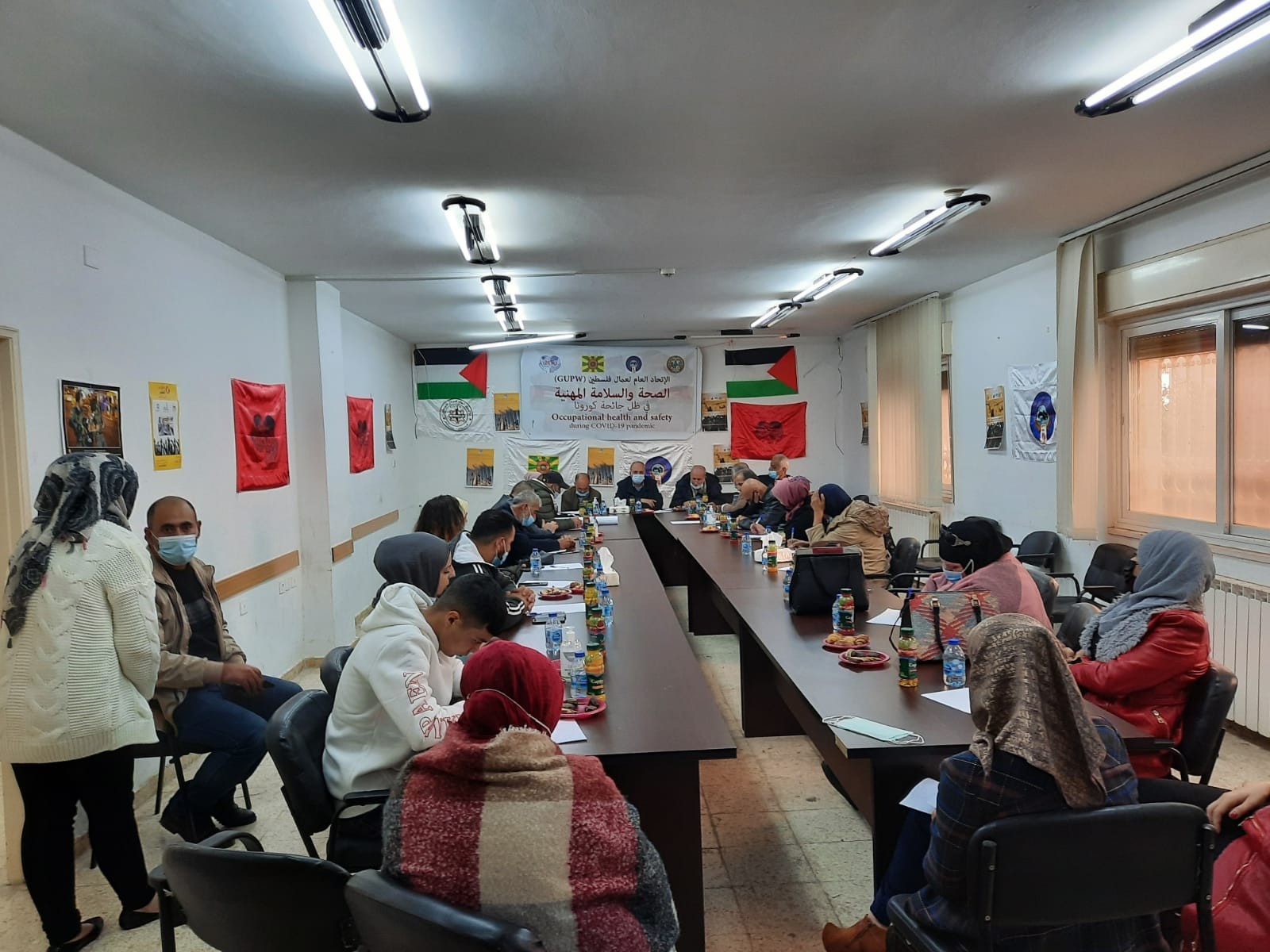 ورشة برام الله حول الصحة والسلامة المهنية لعمال فلسطين