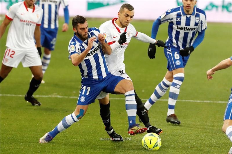 بالصور.. بونو يمنح إشبيلية فوزا غاليا على ألافيس بالليجا