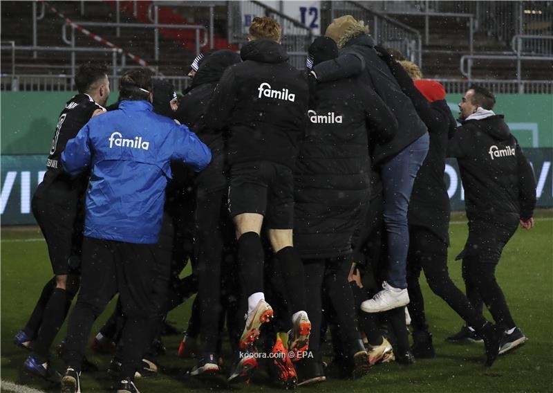 بالصور: فريق درجة ثانية يفجر المفاجأة ويُقصي بايرن من كأس ألمانيا