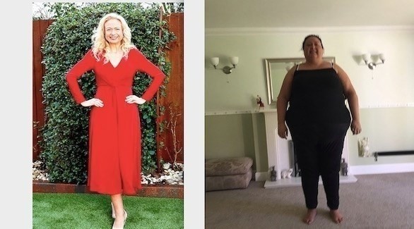 صور: الأكثر فقدانًا للوزن فى عام.. بريطانية تخسر 100 كيلو من وزنها بوقت قياسى