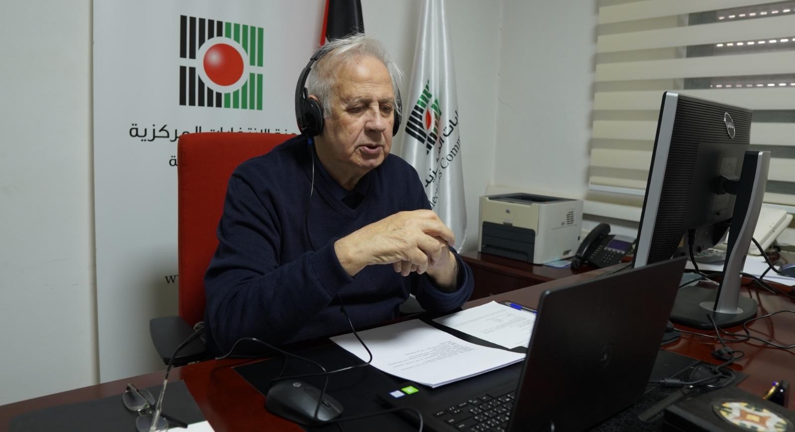 ناصر يطلع البرلمان الأوروبي على استعدادات اللجنة المركزية لعقد الانتخابات