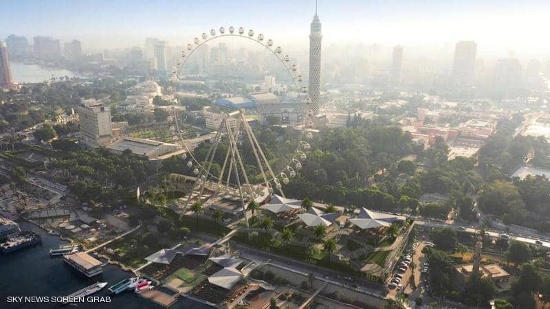 شاهدوا | عجلة "عين القاهرة" الدوارة تصل البرلمان