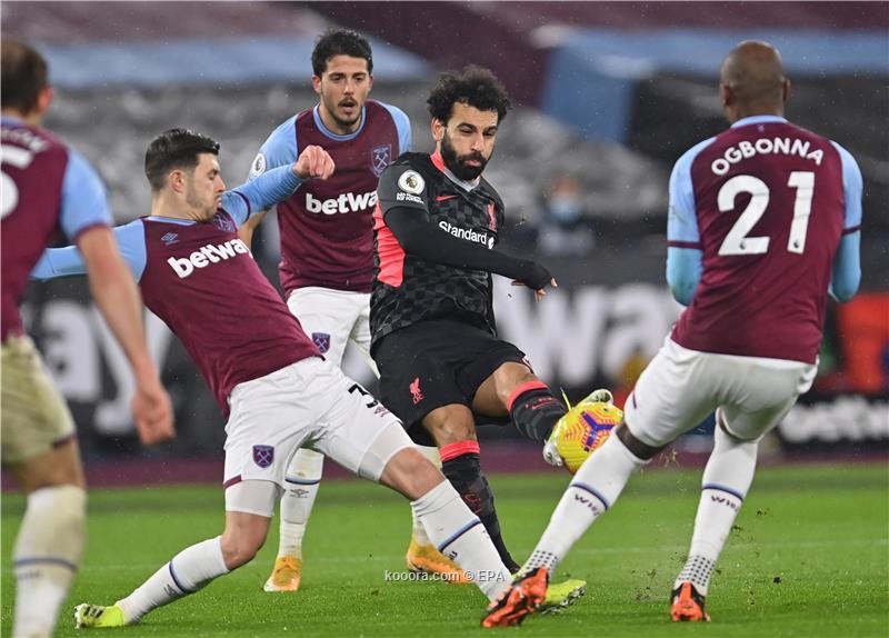 بالصور : محمد صلاح يقود ليفربول لسحق وست هام ينايتد بثلاثية