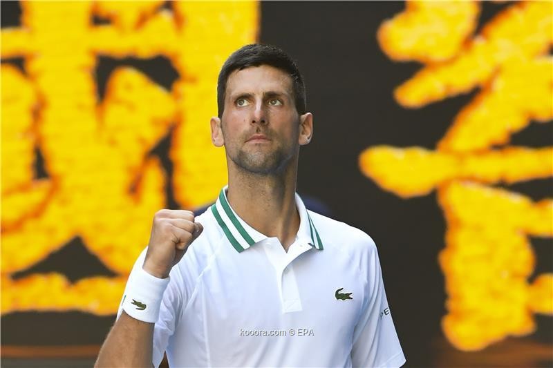 بالصور : ديوكوفيتش يفوز بصعوبة بالغة على تيافوي