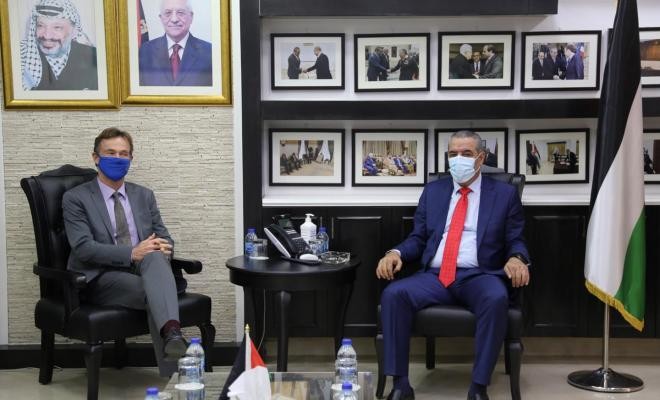 الشيخ يبحث مع ممثل الاتحاد الأوروبي مستجدات الانتخابات الفلسطينية المقبلة