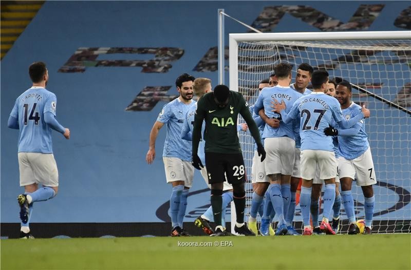 بالصور :. مانشستر سيتي يسحق ابناء مورينيو بثلاثية نطيفة