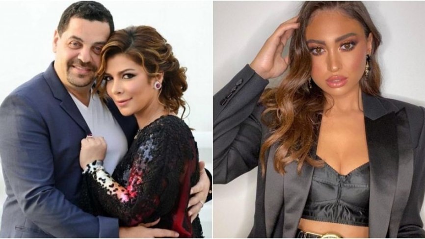 بالفيديو | طارق العريان يصطحب حبيبته "نيكول سعفان" إلى حفل إطلاق عطر عمرو دياب