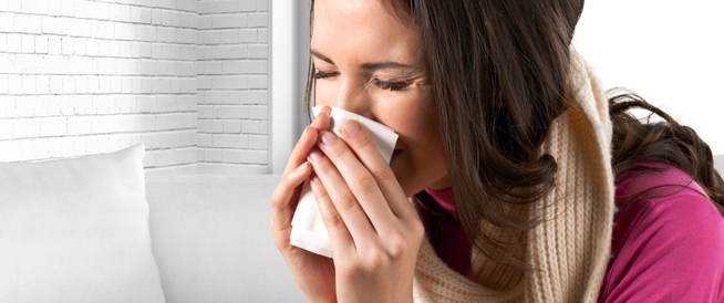 سيلان الأنف و إنسداده والعطس الشديد