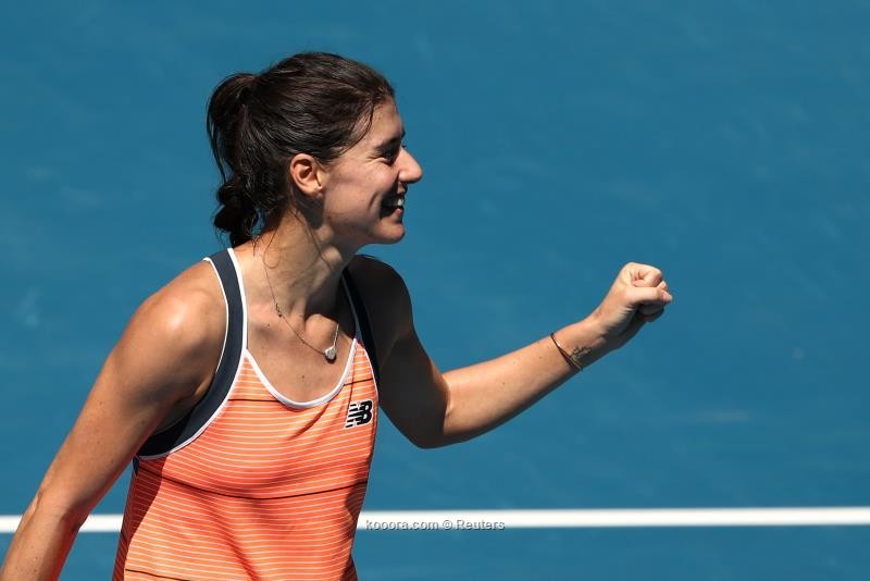 بالصور :  كريستيا تقصي كفيتوفا من أستراليا المفتوحة للتنس