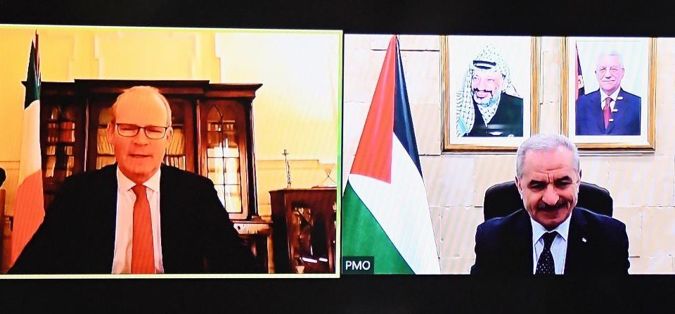اشتية يدعو إيرلندا إلى الاعتراف بدولة فلسطين