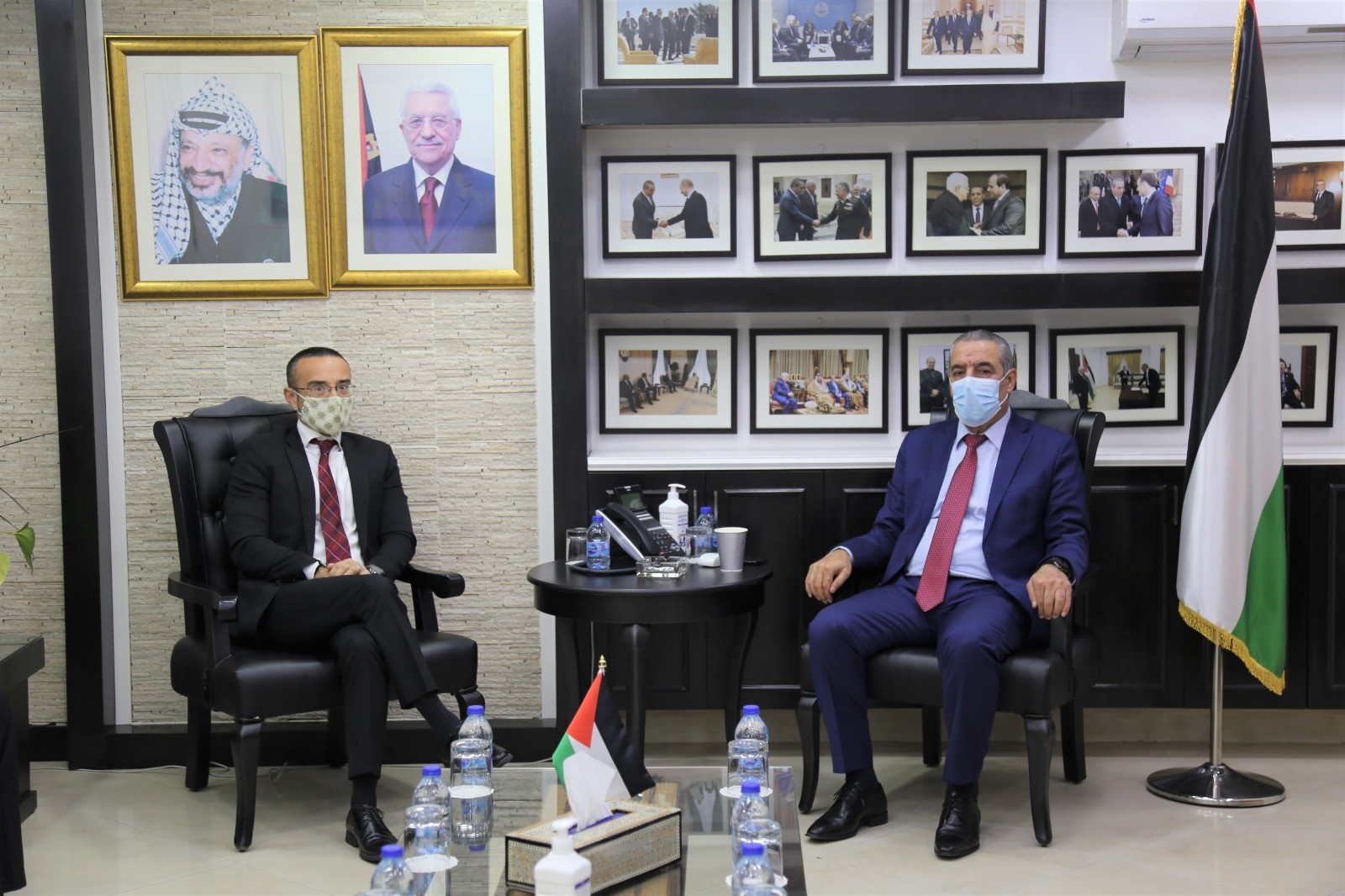 الشيخ يبحث مع القنصل الإيطالي آخر التطورات على الساحة الفلسطينية
