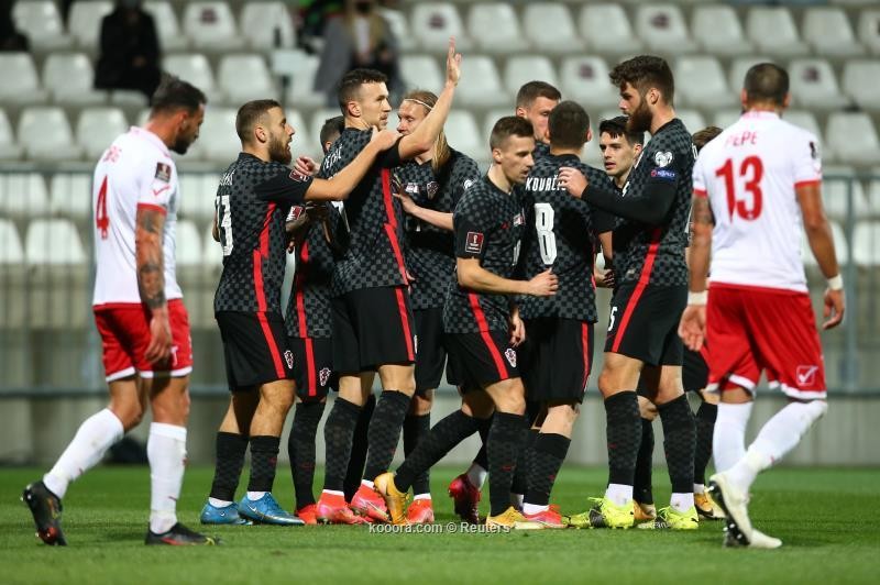 بالصور: كرواتيا تضرب مالطا بثلاثية نظيفة