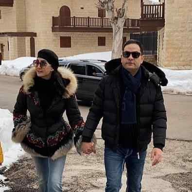 شاهدوا: بإطلالة رومانسية.. غادة عبد الرازق برفقة زوجها في أحدث ظهور