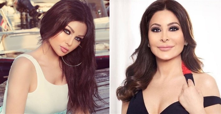 شاهدوا: وصلة مدح وغزل بين إليسا وهيفاء وهبي