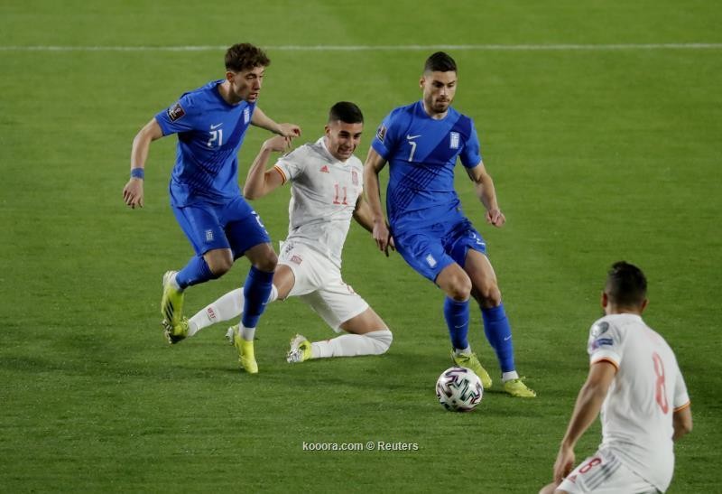 بالصور: إسبانيا تستهل تصفيات المونديال بالتعثر أمام اليونان