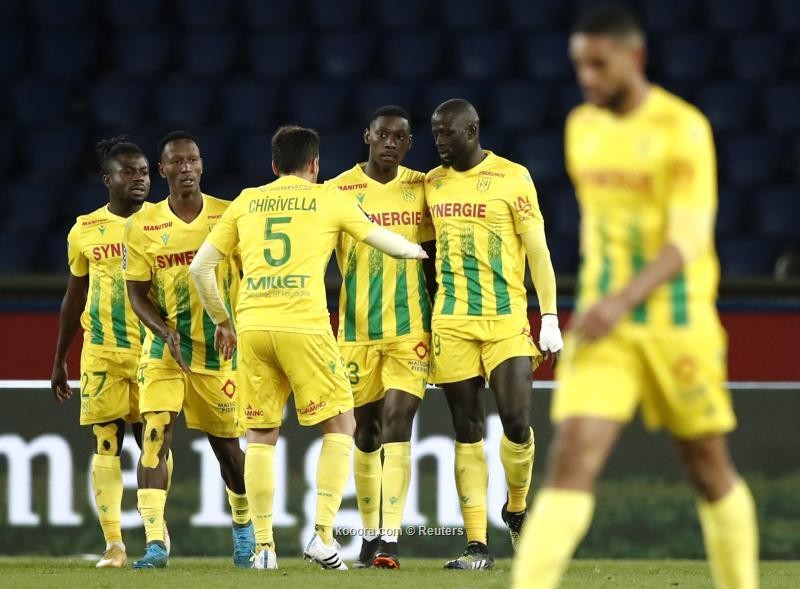 بالصور.. نانت يقلب الطاولة على باريس في حديقة الأمراء