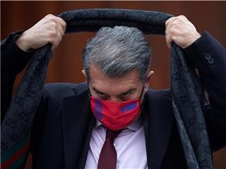 لابورتا: برشلونة كان يستحق التأهل لربع نهائي الأبطال