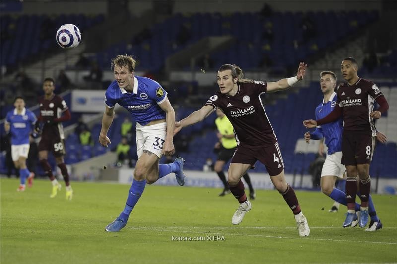 بالصور.. أمارتي يخطف فوزا غاليا لليستر من أنياب برايتون