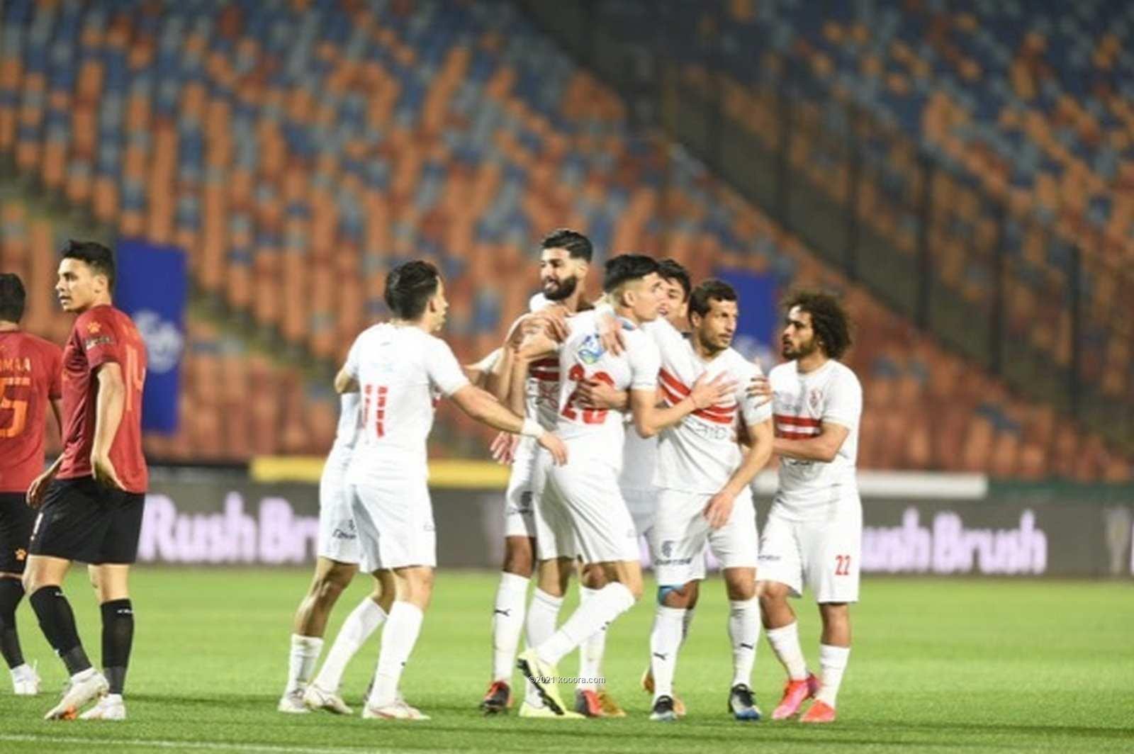 بالصور: الزمالك يستعيد نغمة الفوز أمام سيراميكا كليوباترا