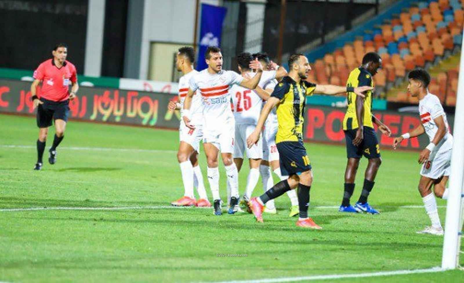 بالفيديو.. المقاولون يعطل قطار الزمالك في الدوري