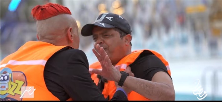 شاهد تعليق محمد هنيدي بعد طرح برومو "رامز عقله طار" لـ رامز جلال