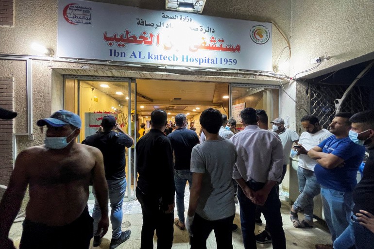 الخارجية: استشهاد 3 فلسطينيات إثر حريق مستشفى ابن الخطيب في بغداد
