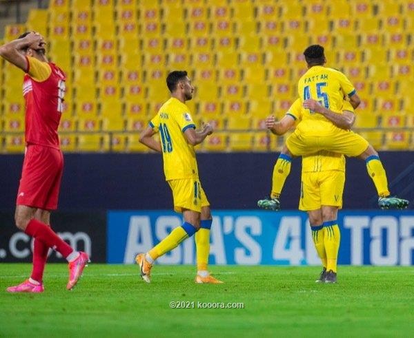 يالصور : النصر يهزم فولاد ويعتلي صدارة مجموعته بدوري الأبطال