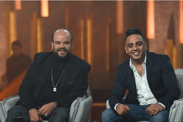 محمد عبد الرحمن وأوس أوس وأجمد تقليد لإعلان روبي ودينا الشربيني.