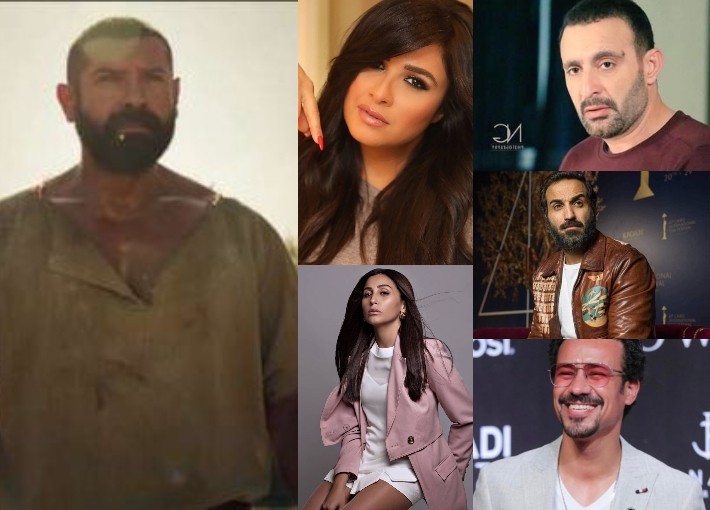 شاهدوا | فنانون يدعمون الممثل"عمرو يوسف" بعد إيقاف "الملك"