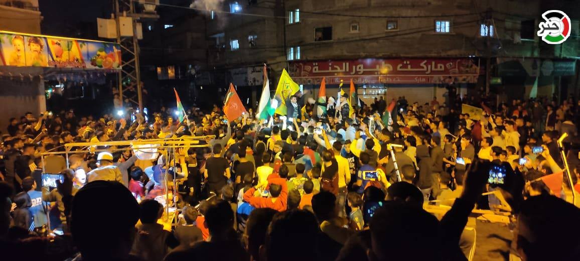 جماهير غزة تخرج في مظاهرات حاشدة إسنادًا لأهالي القدس