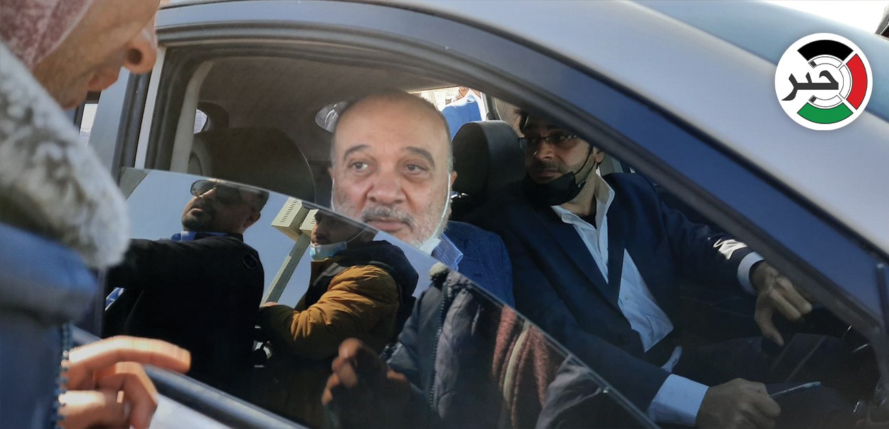 شاهد: وصول رئيس قائمة الحرية ناصر القدوة إلى قطاع غزة عبر معبر رفح