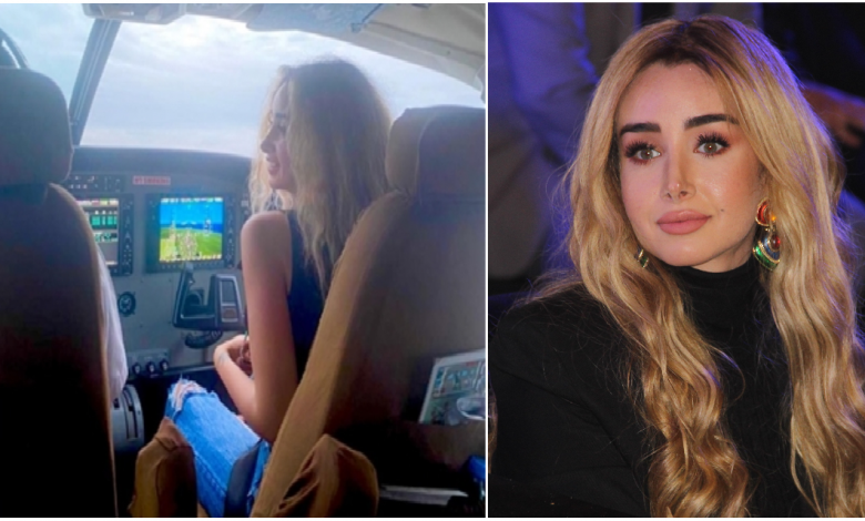 أول تعليق من هنا الزاهد بعد صورتها المثيرة للجدل في كابينة الطيار !