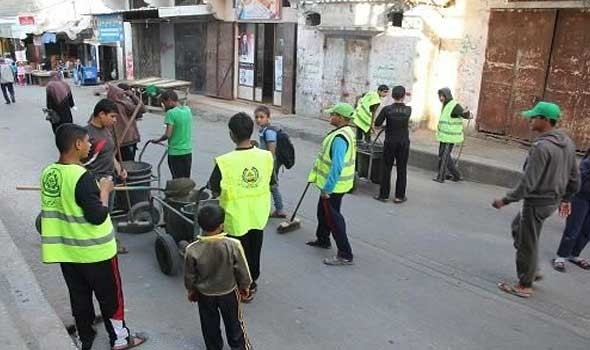 البلدية تُطلق أكبر حملة تطوع لتنظيف مدينة غزة من أثار العدوان
