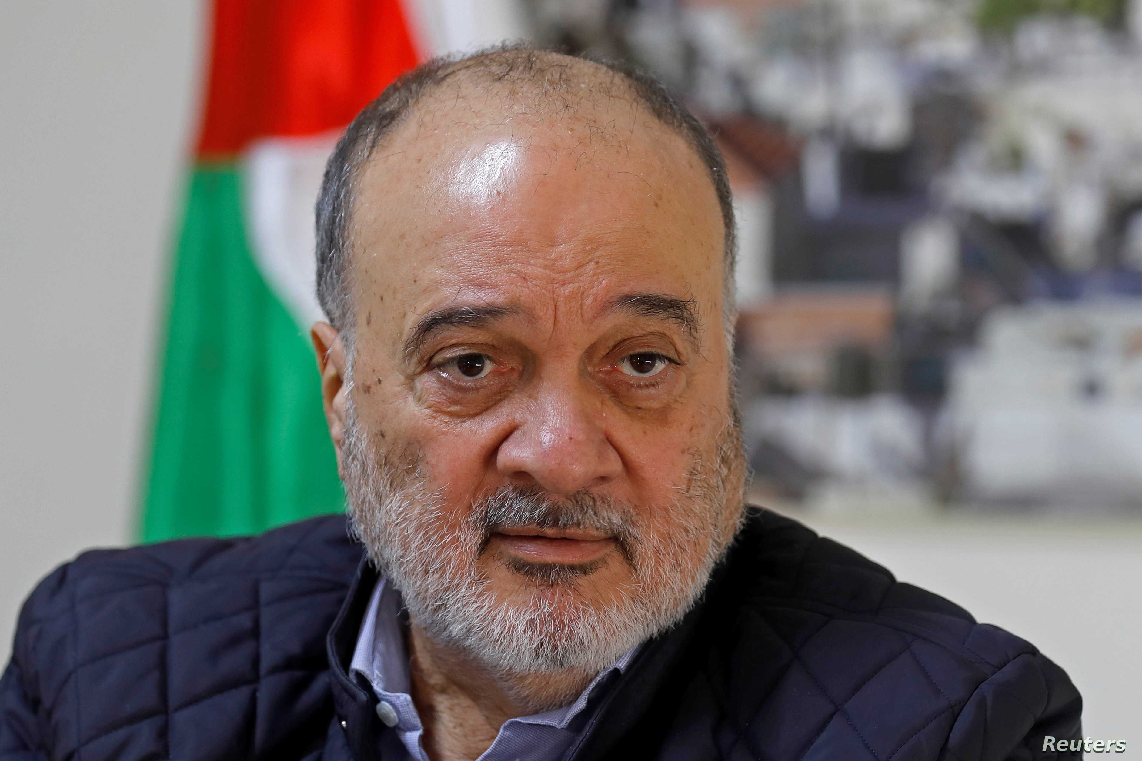 خلال مؤتمر صحفي يغزة