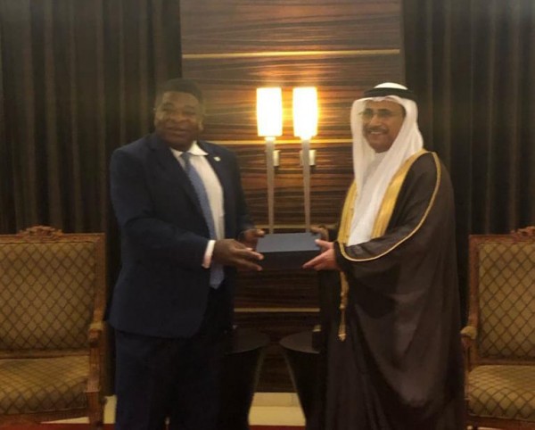 رئيس البرلمان العربي يناقش التطورات العربية مع أمين عام الاتحاد البرلماني الدولي