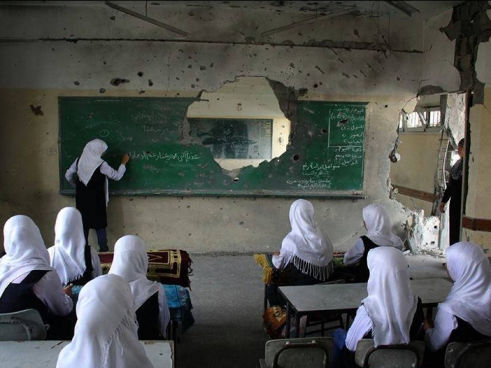 التربية والتعليم: تضرر 46 مدرسة نتيجة العدوان الإسرائيلي على غزة