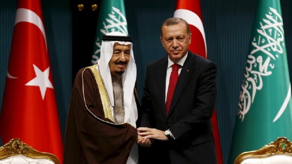 أردوغان يبحث مع الملك سلمان العلاقات الثنائية بين البلدين