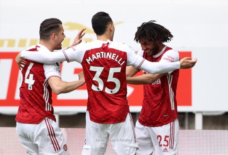 بالصور: آرسنال يجتاز نيوكاسل بسهولة