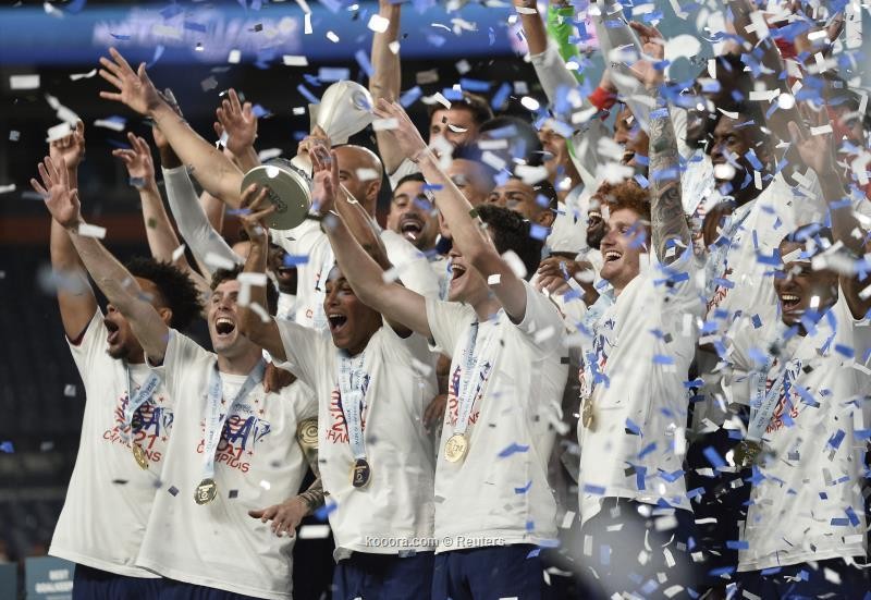 بالصور: أمريكا تحرز بطولة الكونكاف بعد فوزها على المكسيك