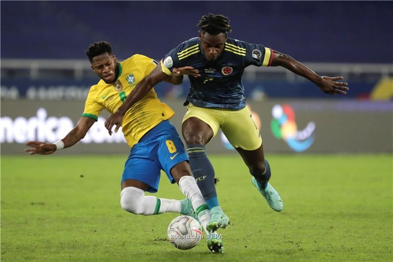 بالصور : البرازيل تقهر كولومبيا بفوز قاتل في كوبا أمريكا
