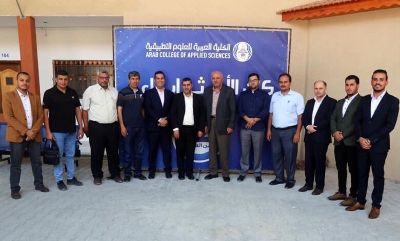 الكلية العربية الجامعية للعلوم التطبيقية وبلدية بيت لاهيا توقّعان مذكّرة تفاهم