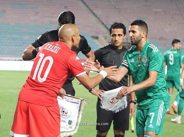 بالصور.. بونجاح ومحرز يقودان الجزائر للفوز على تونس