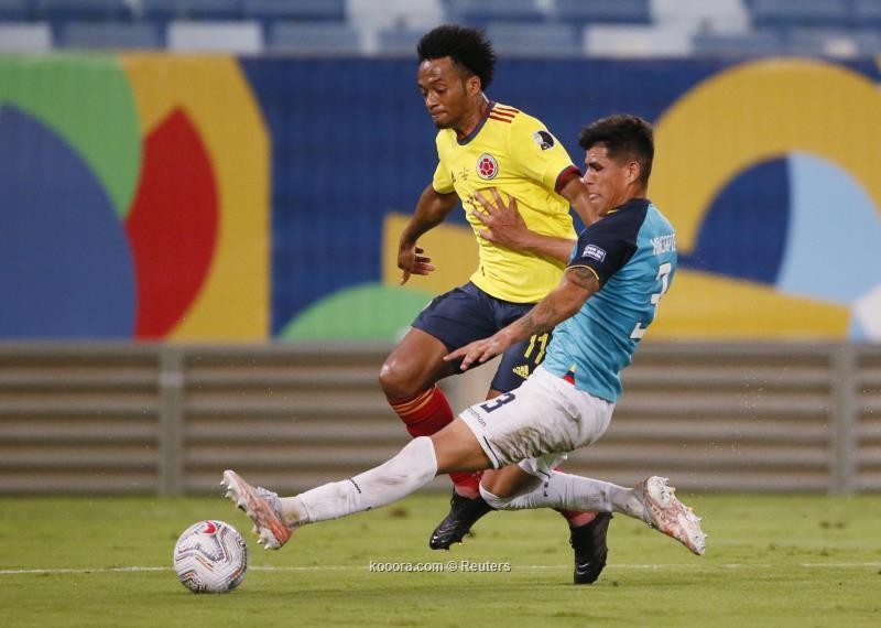 بالصور: كولومبيا تنتزع فوزًا صعبًا من الإكوادور