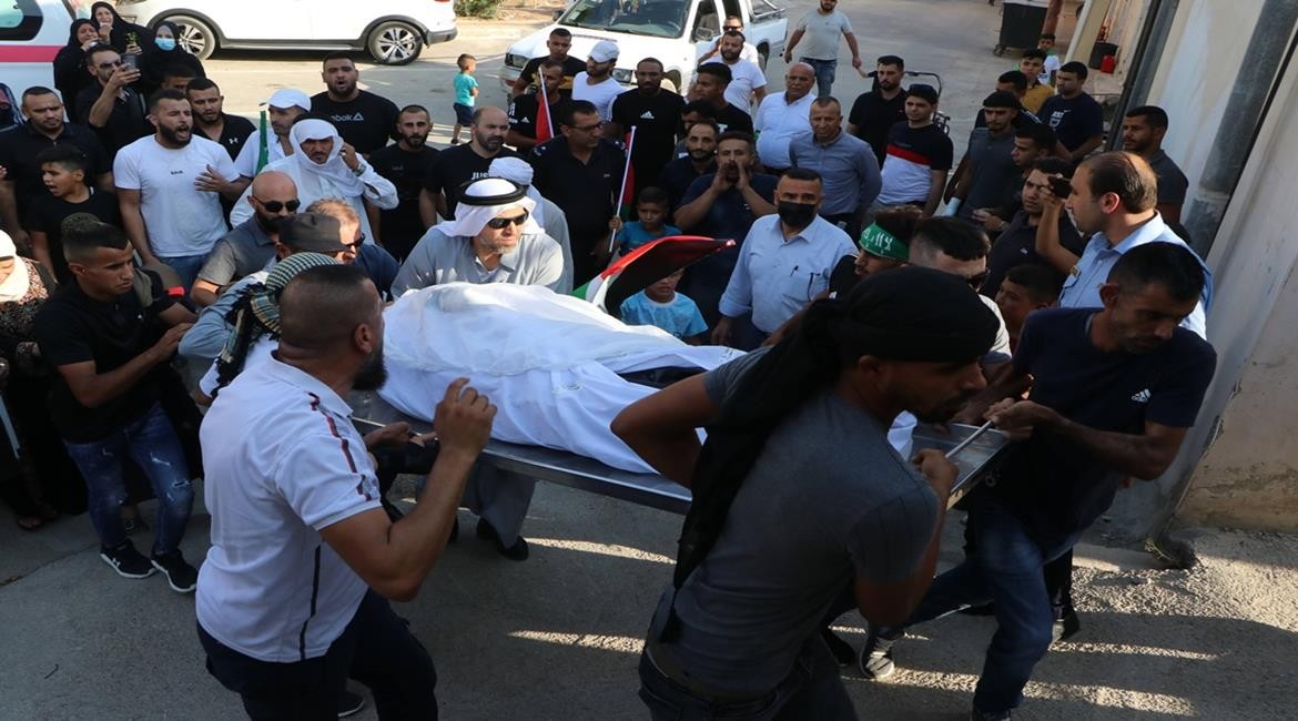 تشييع جثمان الشهيدة ابتسام كعابنة في أريحا