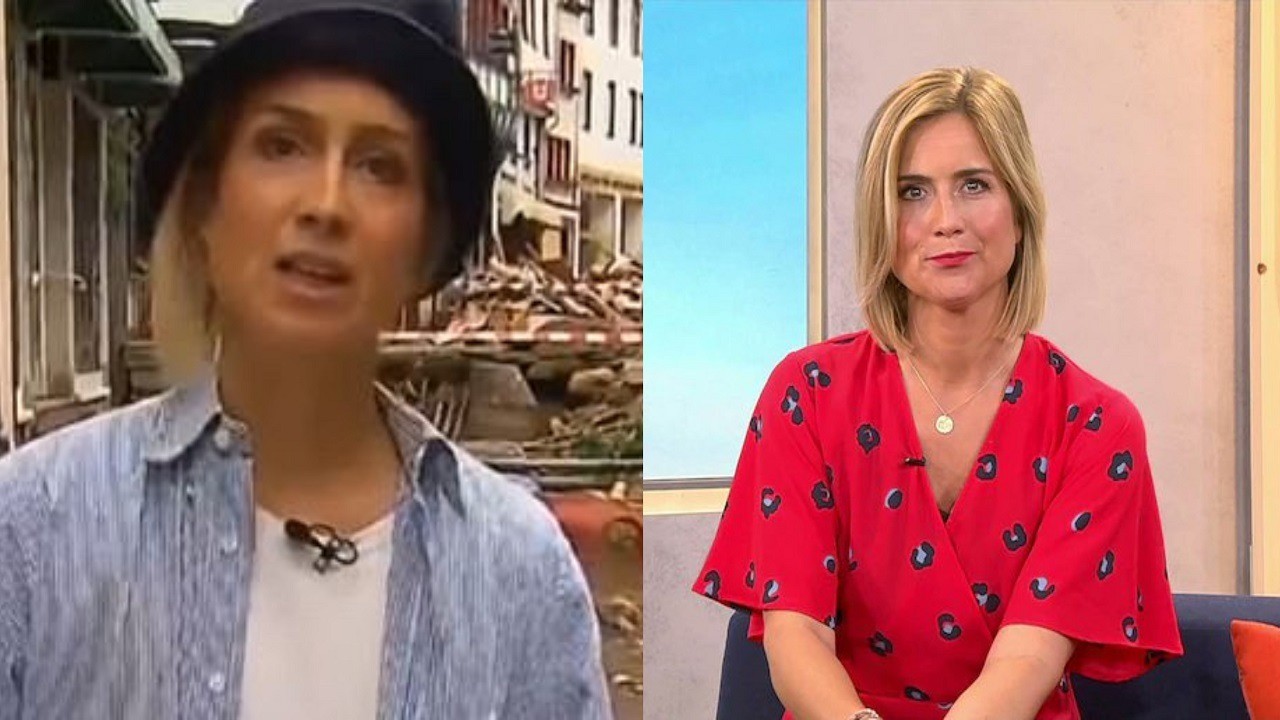 شاهدوا | فيديو الفضيحة يطيح "مذيعة" لطخت نفسها بالطين من أجل الإثارة