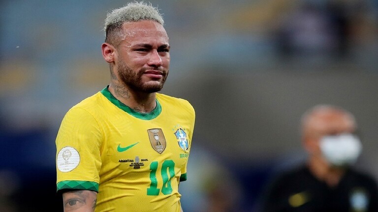 بالصور :  نيمار ينهار بعد خسارة البرازيل في نهائي كوبا أمريكا